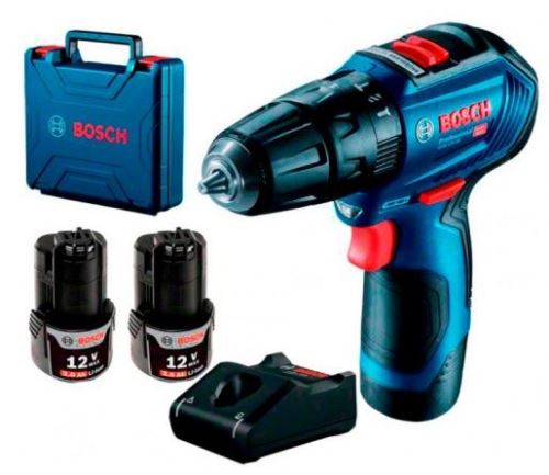 BOSCH Wkrętarka akumulatorowa kombinowana GSB 12V-30 06019G9100