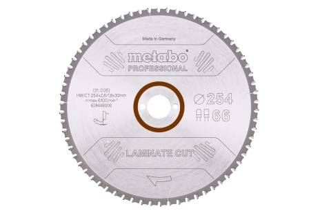 METABO Brzeszczot „laminat – profesjonalny”, 254 x 30 mm, 66 zębów, 0° 628446000