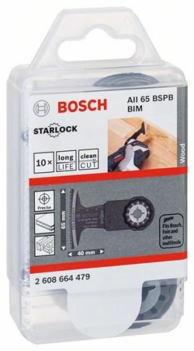 BOSCH RB – 10 szt. AII65 BSPB 40 x 65 mm 2608664479