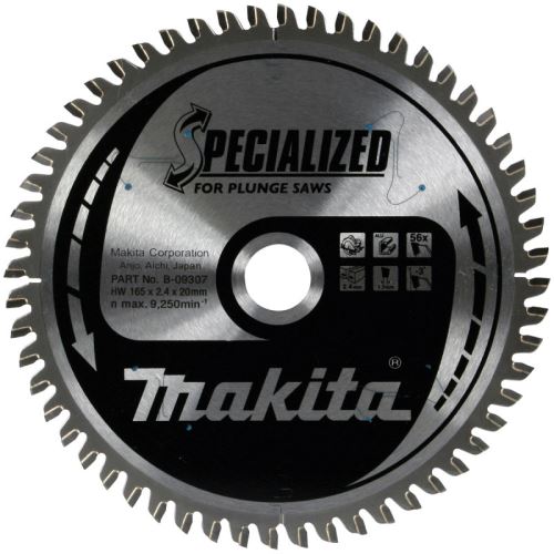 Brzeszczot MAKITA aluminium TCT 260x2,6x30 mm 120 zębów D-61880