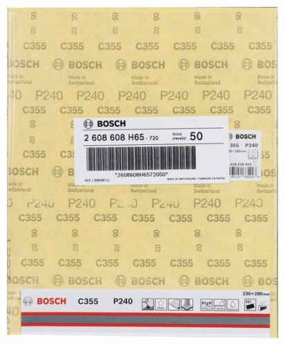 Papier ścierny BOSCH C355 230 x 280 mm, 240 2608608H65