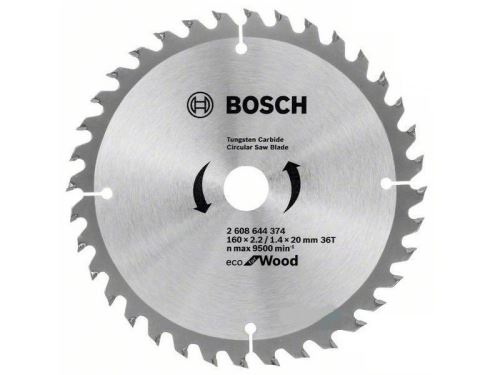 BOSCH Brzeszczot Eco do drewna 160x2,2/1,4x20 36T 2608644374