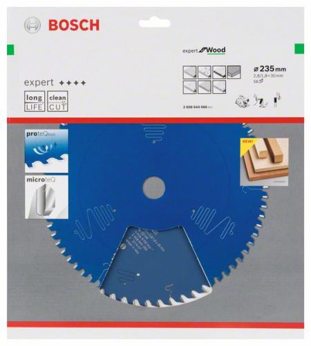 BOSCH Brzeszczot Expert for Wood 235 x 30 x 2,8 mm, 56 2608644066