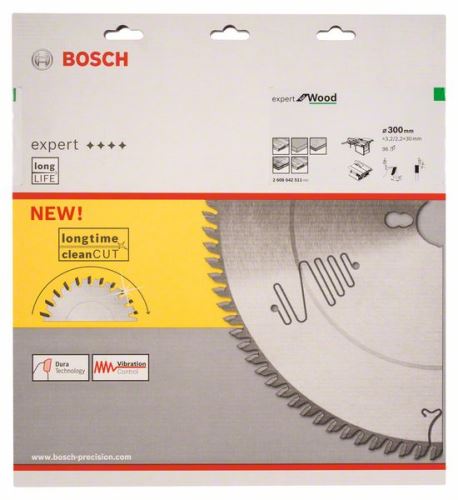 BOSCH Brzeszczot Expert for Wood 300 x 30 x 3,2 mm, 96 2608642511