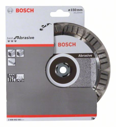 BOSCH Diamentowa tarcza tnąca Best for Abrasive 150 x 22,23 x 2,4 x 12 mm 2608602681