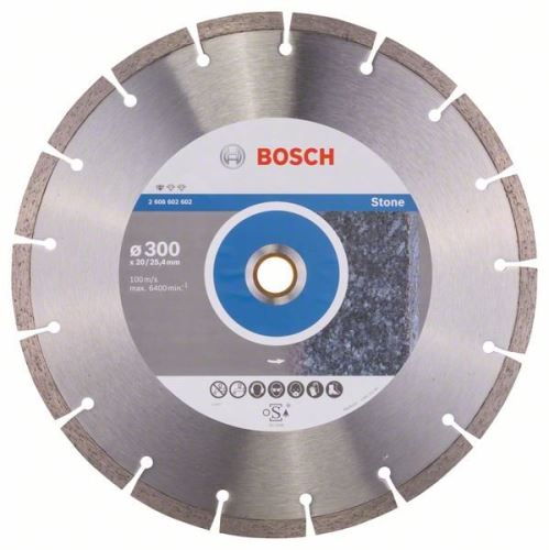 BOSCH Diamentowa tarcza do cięcia Standard for Stone 300 x 20/25,40 x 3,1 x 10 mm 2608602602