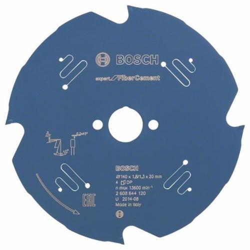 BOSCH Brzeszczot Expert do cementu włóknistego 140 x 20 x 1,8 mm, 4 2608644120