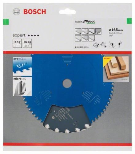 BOSCH Brzeszczot Expert for Wood 165 x 20 x 2,6 mm, 24 2608644022