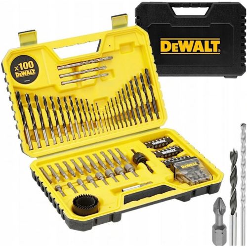 DeWALT Zestaw wierteł i bitów w etui (100 szt.) DT71563