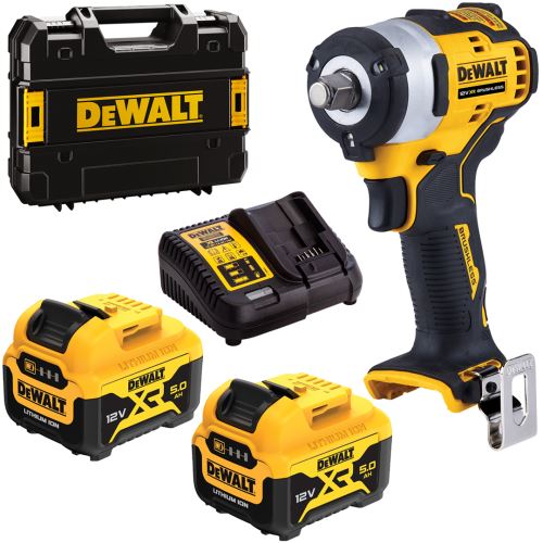 DEWALT Zakrętarka udarowa 12V, 340Nm 1/2 '2x5Ah DCF901P2