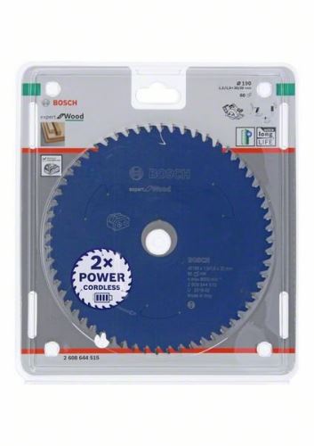 BOSCH Brzeszczot do pił akumulatorowych; Ekspert do drewna 190x30x1,5/1x60T 2608644515