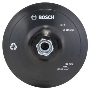 BOSCH Gumowa płyta szlifierska do szlifierek kątowych, rzep, 125 mm D = 125 mm 2609256272