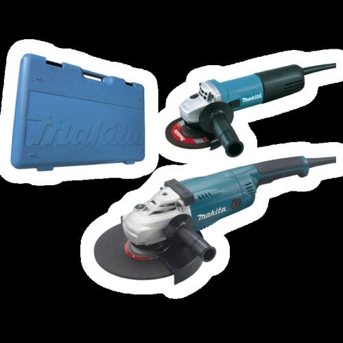 MAKITA Zestaw szlifierek kątowych (GA9020 + 9558HNR) DK0053G