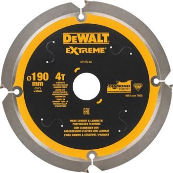 DeWALT Brzeszczot do płyt z cementu włóknistego i laminatu, 190 x 30 mm, 4 zęby DT1472