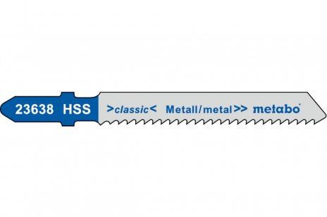 METABO Ostrza do wyrzynarek „BASIC METAL” 51/ 2,0 mm (25 szt.) 623618000