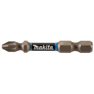 Bit skrętny MAKITA Seria Impact Premier (kształt C), PZ2-50 mm, zestaw 10 szt. E-03383