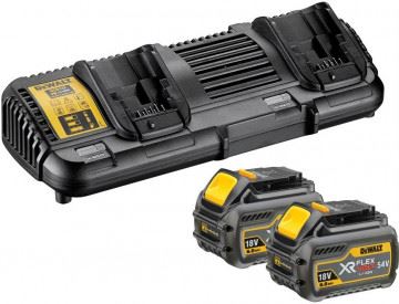 Ładowarka DeWALT Flexvolt + 2x akumulator Flexvolt 54 V DCB132T2