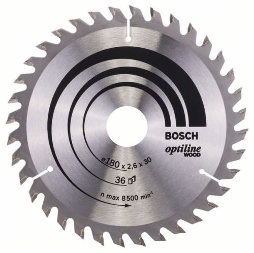 BOSCH Brzeszczot Optiline Wood 180 x 30/20 x 2,6 mm, 36 2608640609