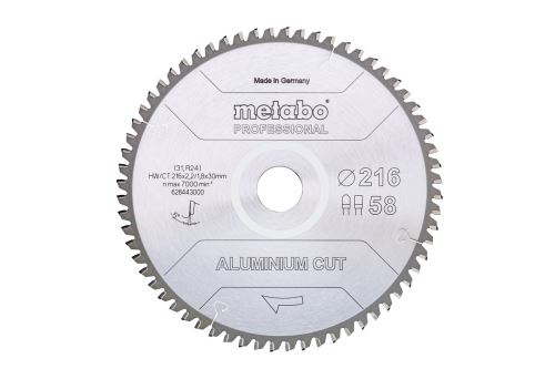 METABO Brzeszczot 216 x 30 mm, 58 zębów 628443000