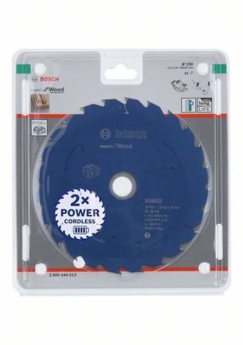 BOSCH Brzeszczot do pił akumulatorowych; Ekspert do drewna 190x30x1,5/1x24T 2608644513