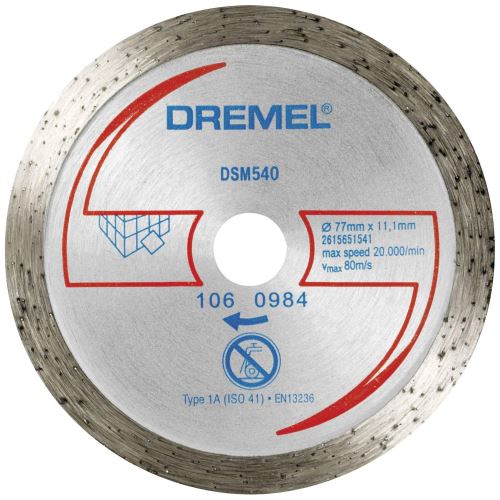 DREMEL Diamentowa tarcza do cięcia płytek 2615S540JB