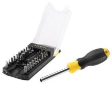 Zestaw bitów Stanley z organizerem i śrubokrętem, 34 szt. STHT0-70885