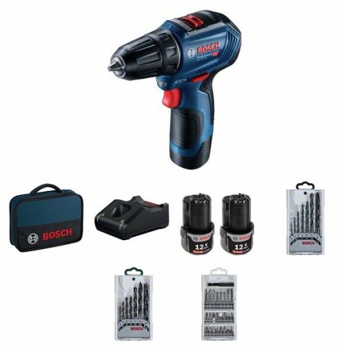 Wiertarka akumulatorowa BOSCH Bosch GSR 12V-30 Professional + torba 06019G9001