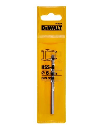 Wiertło do metalu DeWALT HSS-G 6 mm DT5216