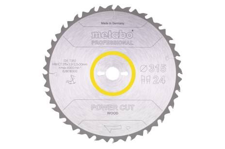 METABO Brzeszczot „Powercut Wood – professional”, 235 x 30 mm, 24 zęby, WZ 20° 628493000