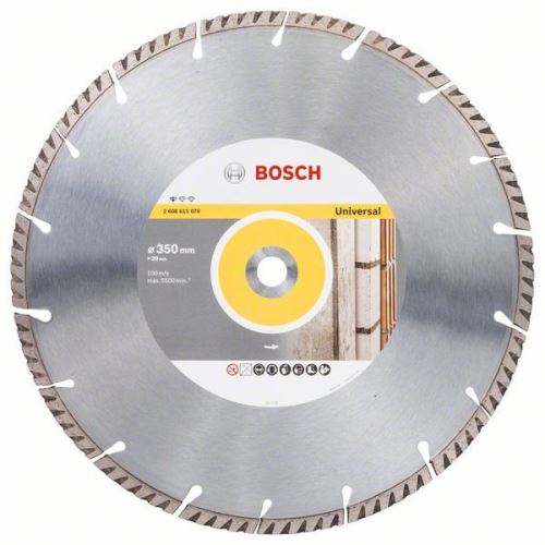 Diamentowa tarcza tnąca BOSCH Standard do Universal 350 × 20 350x20x3,3x10mm 2608615070