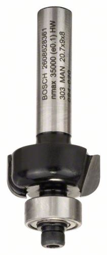 BOSCH Frez profilowy E 8 mm, R1 4 mm, D 20,7 mm, L 9 mm, G 53 mm 2608628361