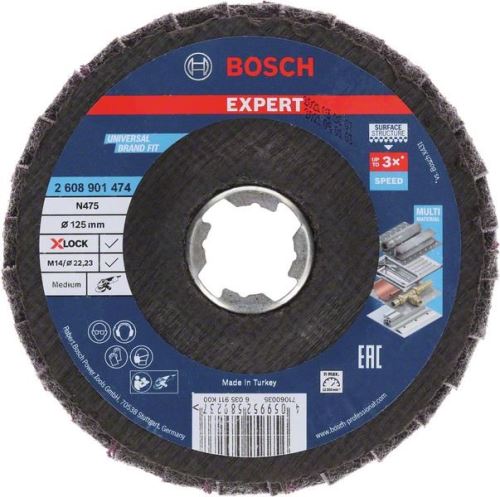 BOSCH EXPERT X-LOCK lamelowy N475 SCM średni125mm 2608901474