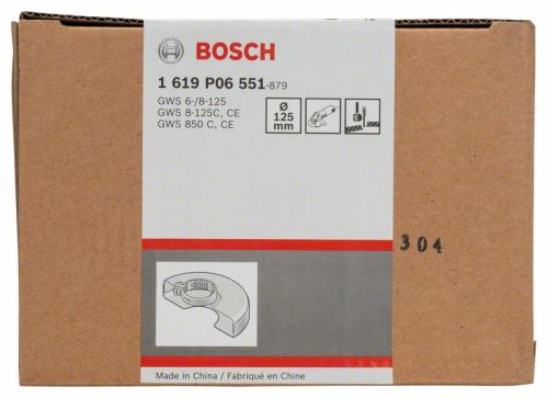 BOSCH Pokrywa ochronna z pokrywą 125 mm 1619P06551