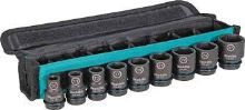Zestaw kluczy nasadowych MAKITA 1/2" kwadratowy IMPACT CZARNY 8 szt. E-16601 Zestaw kluczy nasadowych MAKITA 1/2" kwadratowy IMPACT CZARNY 8 szt. E-16601