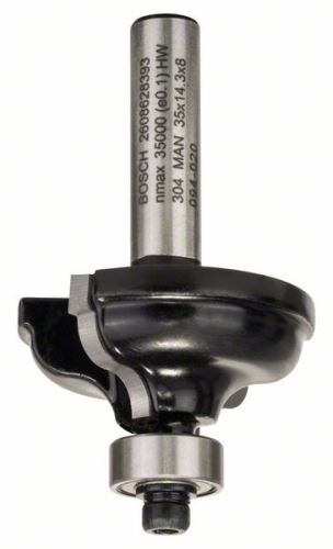 BOSCH Frez profilowy A 8 mm, R1 4,8 mm, B 11 mm, L 14,3 mm, G 57 mm 2608628393