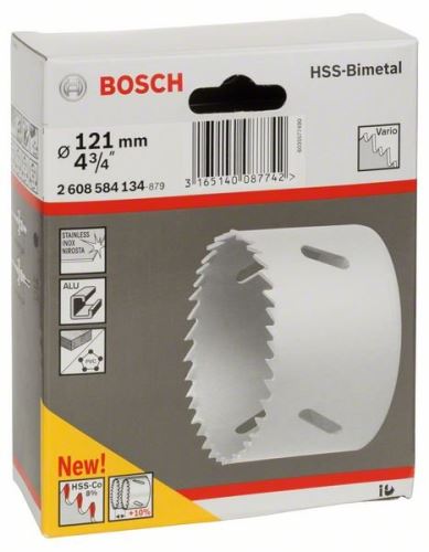 Dziurkacz bimetaliczny BOSCH HSS do adaptera standardowego 121 mm, 4 3/4" 2608584134