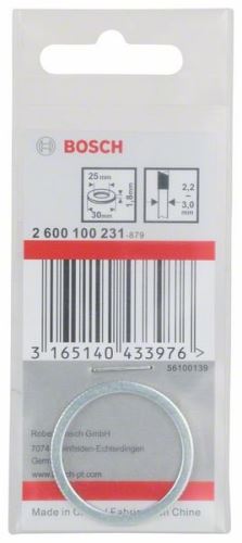 BOSCH Pierścień redukcyjny do brzeszczotów 30 x 25 x 1,8 mm 2600100231