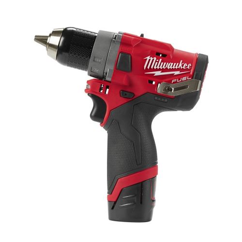 Wiertarko-wkrętarka akumulatorowa MILWAUKEE M12 FDD-202X FUEL (2x 12 V/2,0 Ah) 4933459816