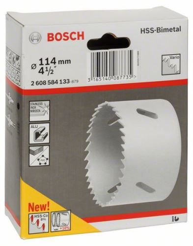 Dziurkacz bimetaliczny BOSCH HSS do adaptera standardowego 114 mm, 4 1/2" 2608584133