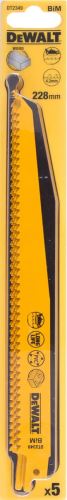 DeWALT Piła do drewna z gwoździami 228 mm, szybkie cięcie (5 szt.) DT2349