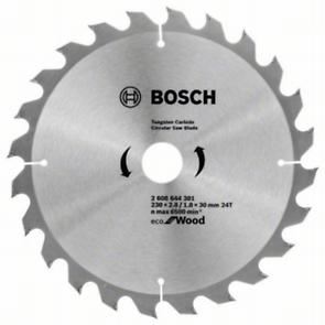 BOSCH Brzeszczot Eco do drewna 230x2,8/1,8x30 24T 2608644381