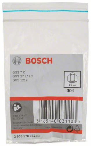 BOSCH Uchwyt tulejowy z nakrętką mocującą 3 mm 2608570082