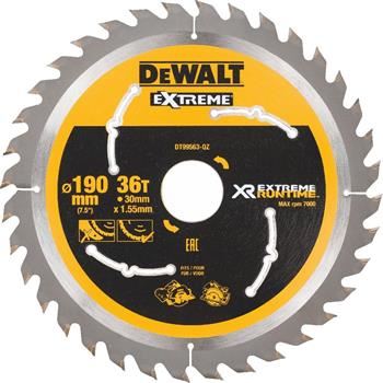 Brzeszczot DeWALT (idealny do pił FLEXVOLT) 190 x 30 mm, 36 zębów DT99563