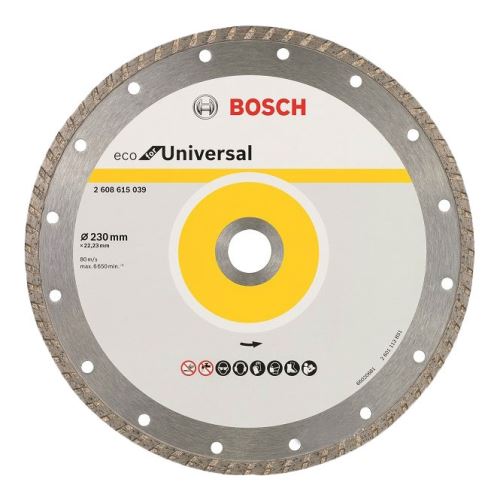 Diamentowa tarcza tnąca BOSCH ECO do uniwersalnego 230x22,23x3,0x7 2608615039