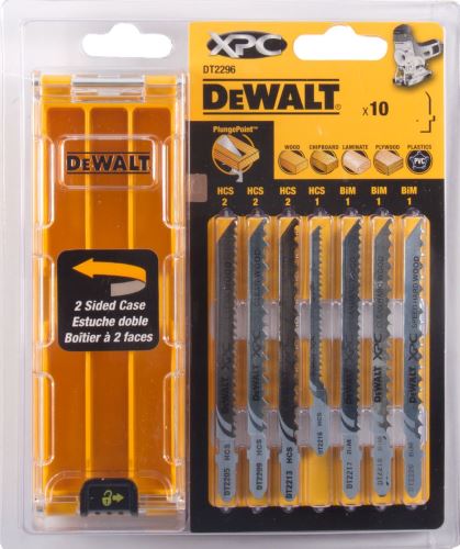 Zestaw brzeszczotów do pił do drewna DeWALT XPC HCS (10 szt.) DT2296