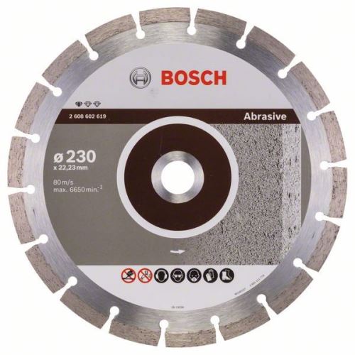 BOSCH Diamentowa tarcza tnąca Standard do materiału ściernego 150 x 22,23 x 2 x 10 mm 2608602617