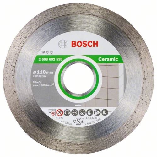 BOSCH Diamentowa tarcza tnąca Standard for Ceramic 110 x 22,23 x 1,6 x 7,5 mm 2608602535