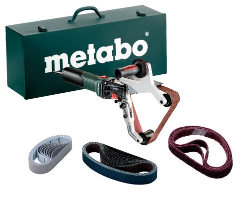 METABO Szlifierka taśmowa do rur RBE 15-180 Zestaw 602243500