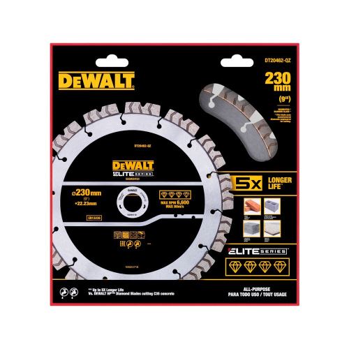 Segmentowa tarcza diamentowa DeWALT, 230 mm DT20462