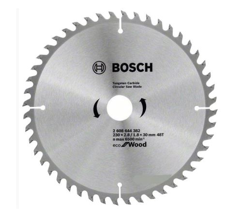 BOSCH Brzeszczot Eco do drewna 230x2,8/1,8x30 48T 2608644382